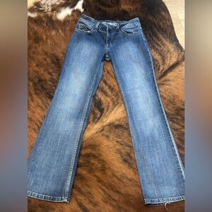 Wrangler Women's Flare Jeans in Blue